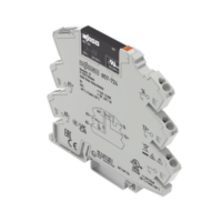 Relé estado sólido 24 vcc; rango de tensión de salida 0…24 vdc corriente permanente limite 3A