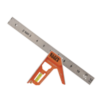 Escuadra Especial de 12 Pulgadas, con Bordes de 45° y 90° y Regla Magnética. Ranura en V para Diámetro de Tubo Conduit