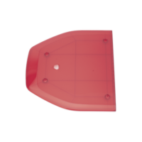 Domo lateral de reemplazo para barra de luces SP216 de la Marca SignalPro, Color Rojo