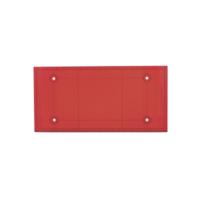Domo Central Pequeño de reemplazo para barra de luces SP216 de la marca SignalPro, Color Rojo