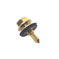 Tornillo Punta Broca Sello Montado 6.5 X 19 mm (1/4" X 3/4") Caj. C/100pz