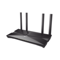 Router WiFi 6 doble banda AX 1800 Mbps / MU-MIMO y OFDMA / 1 Puerto WAN 10/100/1000 Mbps / 4 Puertos LAN 10/100/1000 Mbps / 4 Potentes Antenas / Compatible con EasyMESH