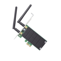 Adaptador PCI inalámbrico doble banda AC 1200 Mbps / Antena de alta ganancia / Tecnología MU-MUMO 2X2 / Soporte de perfil bajo y Altura completa