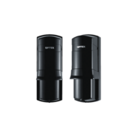 Barrera fotoelectrica de 100 metros con la mejor tecnologia de deteccion de patrones para reducir falsas alarmas / Alámbrico / 2 rayos / compatible con cualquier panel de alarma