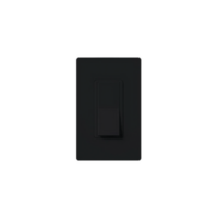 Switch un solo polo 15 Amp negro nigth