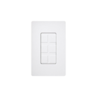 Caja de pared para contactos varios, 6 mini espacios.