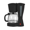 CAFETERA MIRATI / 1.2 L / 900W / VASO CRISTAL / FILTRO LAVABLE / NEGRO