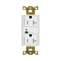 Receptáculo con señal inalámbrica ClearConnect Lutron VIVE / 20 A, control inteligente en 1 conector.