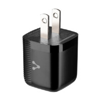 CARGADOR PARED AU-355 FAST CHARGE 2 X USB-C 30W NEGRO