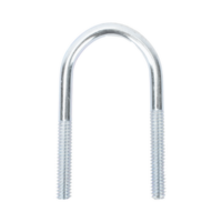 Abrazadera tipo U de 1 1/2", con acabado Electro Zinc, no incluye tuercas y arandelas
