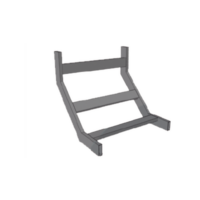 (CHCVIT1X12EPK) CURVA VERTICAL INTERIOR TUBULAR 1.5 DE PERALTE X 12 ANCHO PINT EPOx COLOR NEGRO, INCLUYE COPLes y tornilleria