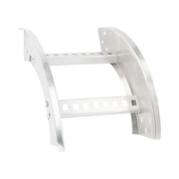 Curva Vertical Exterior de Aluminio de 90° Perfil Z / Peralte 3 1/4" / Ancho 9" / Radio 8" / Incluye Tornillería (CHVE90EZ314R8X9AK)