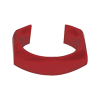 Clip de identificación para Patch Cord Siemon, Color Rojo, Bolsa con 25 piezas