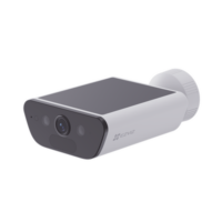 Camara de Bateria con Panel Solar Integrado / 4K Resolucion / WI-FI 6 / Vision Nocturna / Detección Humana y de Vehiculos / Batería de 10400 MAH / IP65