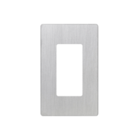Tapa Color Metálico para interruptor o dimmer Lutron, 1 gang, limpio y moderno