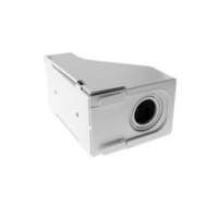 dcefxiwx-p Accesorio Para Techo Falso/Entrada, Con Conexión Tubería 1/2 a 1 In, Compatible con Canaletas LD3, LD5 y LD10, Color Blanco Mate