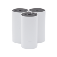 Kit de Router inalámbrico mesh Deco E4 para Hogar / Doble banda AC 1200 / 2 puertos 10/100 Mbps / Compatible con amazon alexa.