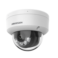 [Dual Light] Domo IP 4 Megapixel / Lente 2.8 mm / 30 mts IR + 30 mts Luz Blanca / Micrófono Integrado / Antivandálico IK08 / Exterior IP67 / H.265 / PoE / ONVIF / Micro SD