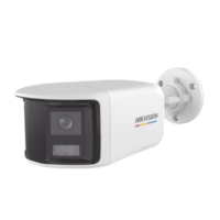 [ColorVu + Panoramica + Dual Light] Bala TURBOHD 3K (5 Megapixel) / Micrófono Integrado / Visión 180° / Imagen a Color 24/7 / 40 mts Luz Blanca + 40 mts IR / Exterior IP67 / WDR