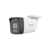 [Audio Bidireccional + Dual Light + ColorVu] Bala TURBOHD 4K (8 Megapixel) / Lente 2.8 mm / 30 mts IR EXIR + 20 mts Luz Blanca / Micrófono y Bocina Integrado / Exterior IP67 / Metal / dWDR