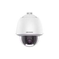 PTZ IP 4 Megapixel / 25X Zoom / 150 mts IR / DARKFIGHTER / ACUSENSE (Evita Falsas Alarmas) / Exterior IP66 / WDR 120 dB / PoE+ / Alarmas y Audio I/O / Micro SD / Metal / 24 VCA