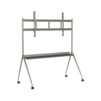 Montaje de Piso Móvil para Pantallas de 75 y 86" / Compatible con VESA / Incluye Soporte para Pantalla