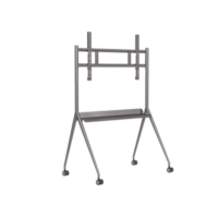 Montaje de Piso Móvil para Pantallas de 55" hasta 75" / Compatible con VESA / Incluye Soporte para la Pantalla