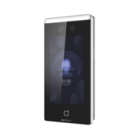 Terminal Min Moe Touch de Reconocimiento Facial ULTRA Rápido con función de Videoportero (ambientes no ruidosos) / Lectura de Códigos QR / 6,000 usuarios / Alta tecnología Deep Learning / Cámara 2 MP compatible con NVR