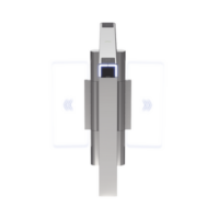 Torniquete Swing Central PREMIUM para Ampliar Carriles / Iluminación LED / Carril de 90 cms / Requiere Torniquetes Izquierdo y Derecho