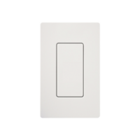 Placa ciega de pared color blanco