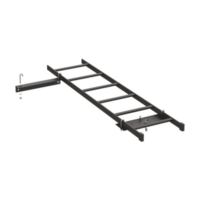 Kit de Conexión de Rack a Pared, Con Escalerilla de 1.3 m de Largo y 12 in de Ancho, de Acero, Color Negro