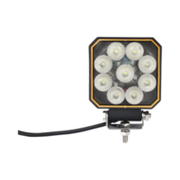 Luz de trabajo bluetooth, 9 LED, 1500 Lumenes, 12-24 Vcd