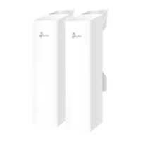 KIT de Enalce Inalámbrico Omada para Exterior / Frecuencia de 5GHz / Emparejamiento Automático / 3 puertos Gigabit / PoE Pasivo 24 Vcc o 802.3 PoEaf / Antena Direccional de 7 dBi MIMO 2x2 / Adminsitración Remota Mediante Omada