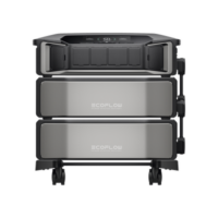 Estación de Energía Delta Pro Ultra 7.2kW para Respaldo Residencial, Incluye 2 Baterías de Litio LFP 6kWh (12kWh Totales), Sincronización para Mayor Potencia, Carga Solar Hasta 4000W, Capacidad de Trabajo Online (0ms)