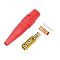 Conector Camlock Macho / 400 Amperes / 600V AC / Sección Cable 50-95 mm² / Compresión por Abrazadera / Plástico Ingeniería / Varios Colores