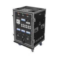 Centro de carga movil para instalaciones temporales con conexión TIPO socapex a 110v Y 220V | RACK 16U