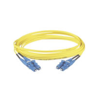Jumper de Fibra Optica Monomodo 9/125 OS2, LC-LC Duplex, LSZH, Color Amarillo, 3 Metros
