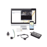 Kit Rastreador Vehicular 4G LTE CAT 1 y 2G/Bluetooth/Anualidad de SIM600MB1Y /Anualidad de EPCOMGPSCODE/ Relevador/boton SOS