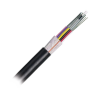 Cable de Fibra Óptica 6 hilos, OSP (Planta Externa), No Armada (Dieléctrica), MDPE (Polietileno de Media densidad), Multimodo OM3 50/125 Optimizada, Precio Por Metro