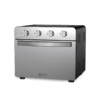 FREIDORA DE AIRE CON HORNO MIRATI HOME DE 25 LITROS CON 10 FUNCIONES, 1600 W, CONTROL CON PERILLA, ACERO INOXIDABLE, 4 PERILLAS AJUSTABLES, TEMPERATURA DE 80C - 230C