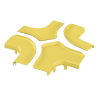 frfwcsc6lyl-p Tapa Para Accesorio de 4 Vías Horizontal FRFWC6X4LYL, Para Canaletas FiberRunner™ 6X4, Color Amarillo