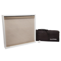 Demo de persiana Lutron / portátil, ideal para realizar presentaciones con sus clientes.