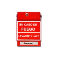 Estación De Jalón Convencional De Doble Acción, Color Rojo, Texto En Español (0600-01230) Incluye varilla de vidrio