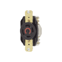 Receptáculo con Bloqueo de Media Vuelta Industrial 30 a 125/250 V CA / 3 Polos 4 Hilos / Nema L14-30R.