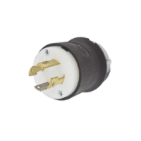 Clavija con Bloqueo de Media Vuelta Industrial 30 a 125/250 V CA / 3 Polos 4 Hilos / Nema L14-30P.