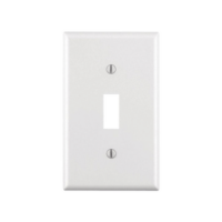 Placa para Interruptor de Palanca / Color Blanco.