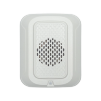 Sirena de Baja Frecuencia / Montaje en Pared / 12 o 24 Vcd / Color Blanco