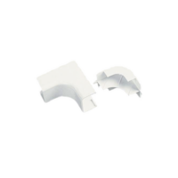 icfx10whx-p Esquinero Interior, para uso con Canaleta LDPH10 y LD2P10, material ABS, Color Blanco