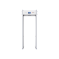 Arco Detector de Metales de 18 Zonas con Pantalla LCD de 7" / Conteo de personas y Alarmas / Ajuste de Sensibilidad e Interferencias / Mejora Anti-Interferencia