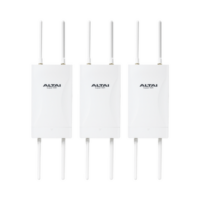 Kit de 3 Puntos de Acceso WiFi 6 y 3 Inyectores PoE 802.3af/at, Doble Banda Simultanea en 2.4 y 5 GHz, Hasta 300 m de Cobertura WiFi, Hasta 2.976 Gbps, Hasta 256 Usuarios Concurrentes, Administración en Nube Gratis con INSIGHTS